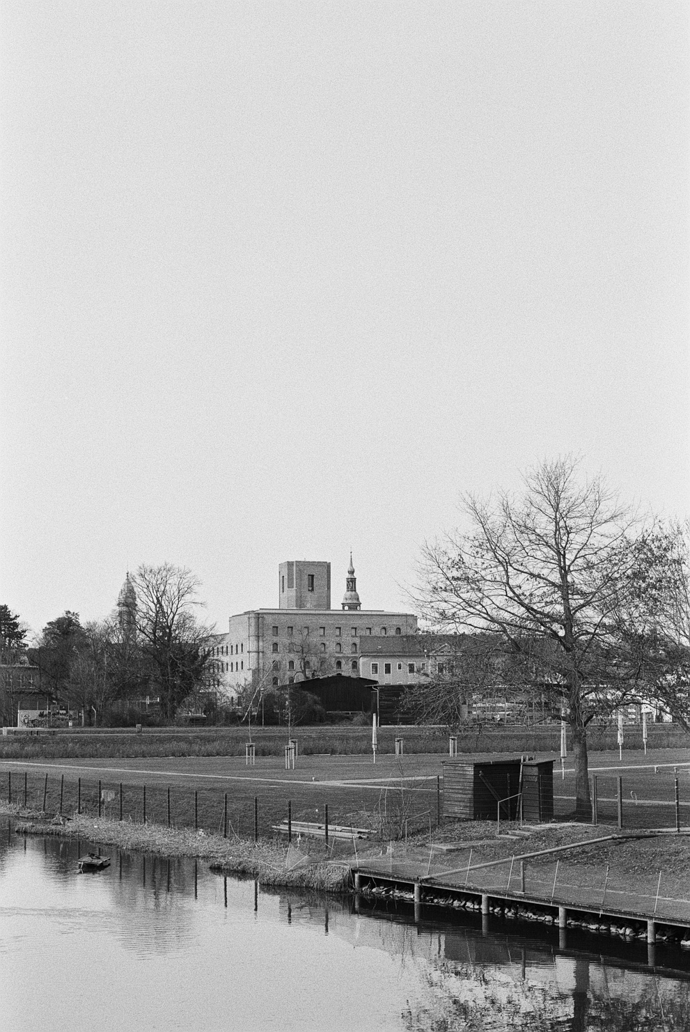 Castle in Großenhain. Shot on Agfa APX 100